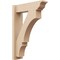 Ekena Millwork 5 1/2-in W x 18-in D x 26-in H Balboa Trad Rough Cedar Woodgrain TimberThane Outlooker, Primed Tan OUTUR055X18X26BOA04RCPR - alternate 1